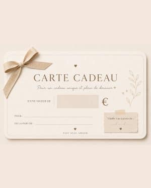 Carte cadeau naissance
