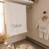 Coffret naissance brodé avec tenue bébé personnalisée