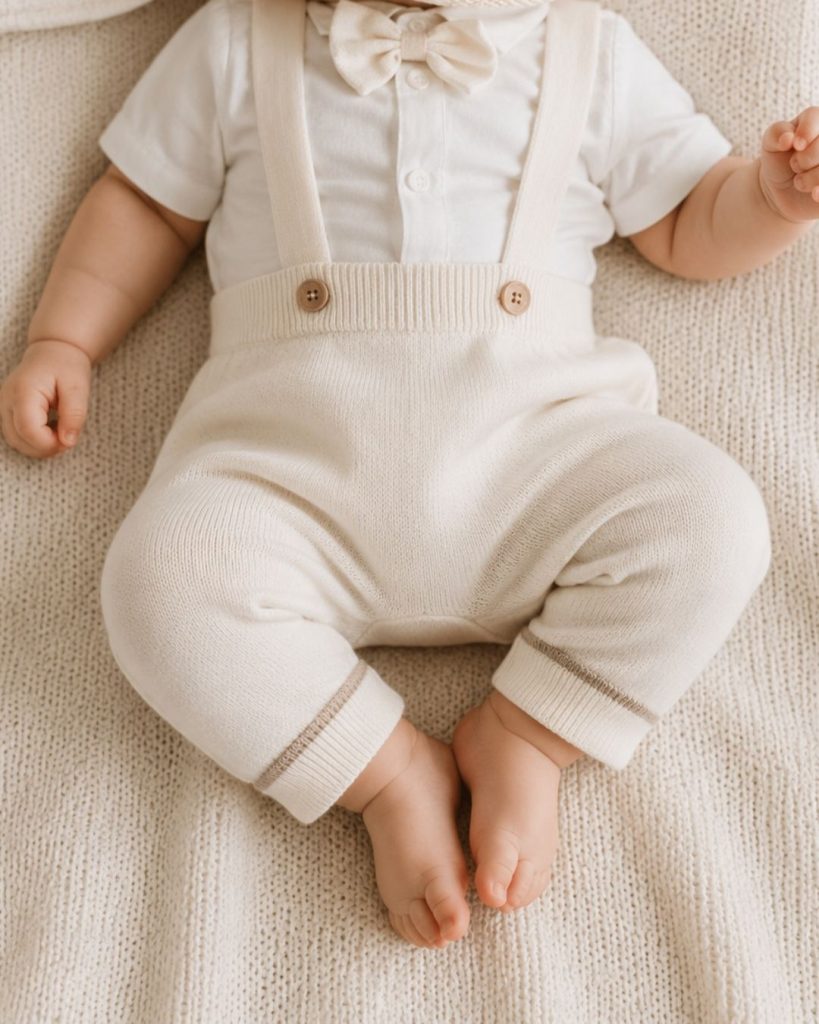 Bébé en tenue de cérémonie