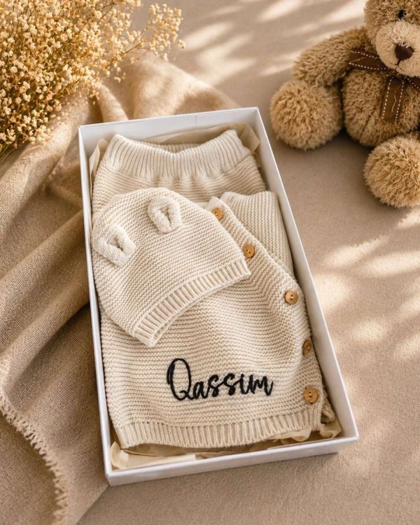 coffret ensemble brodé coffret tenue personnalisée