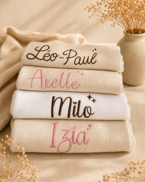 couverture naissance personnalisée
