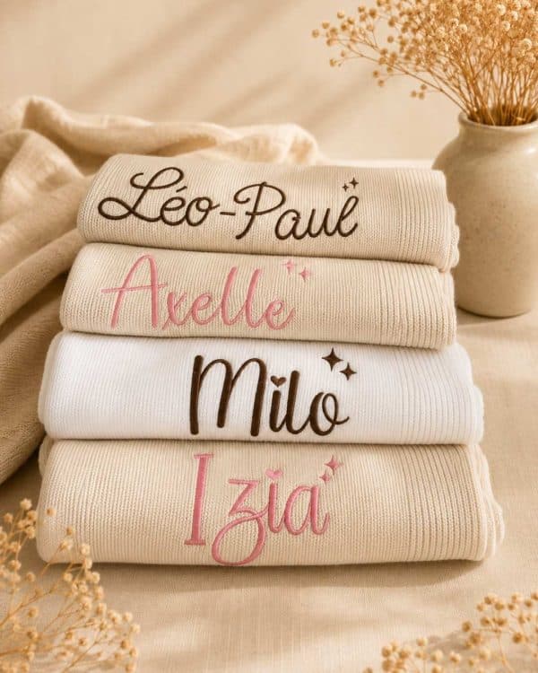 couverture naissance personnalisée