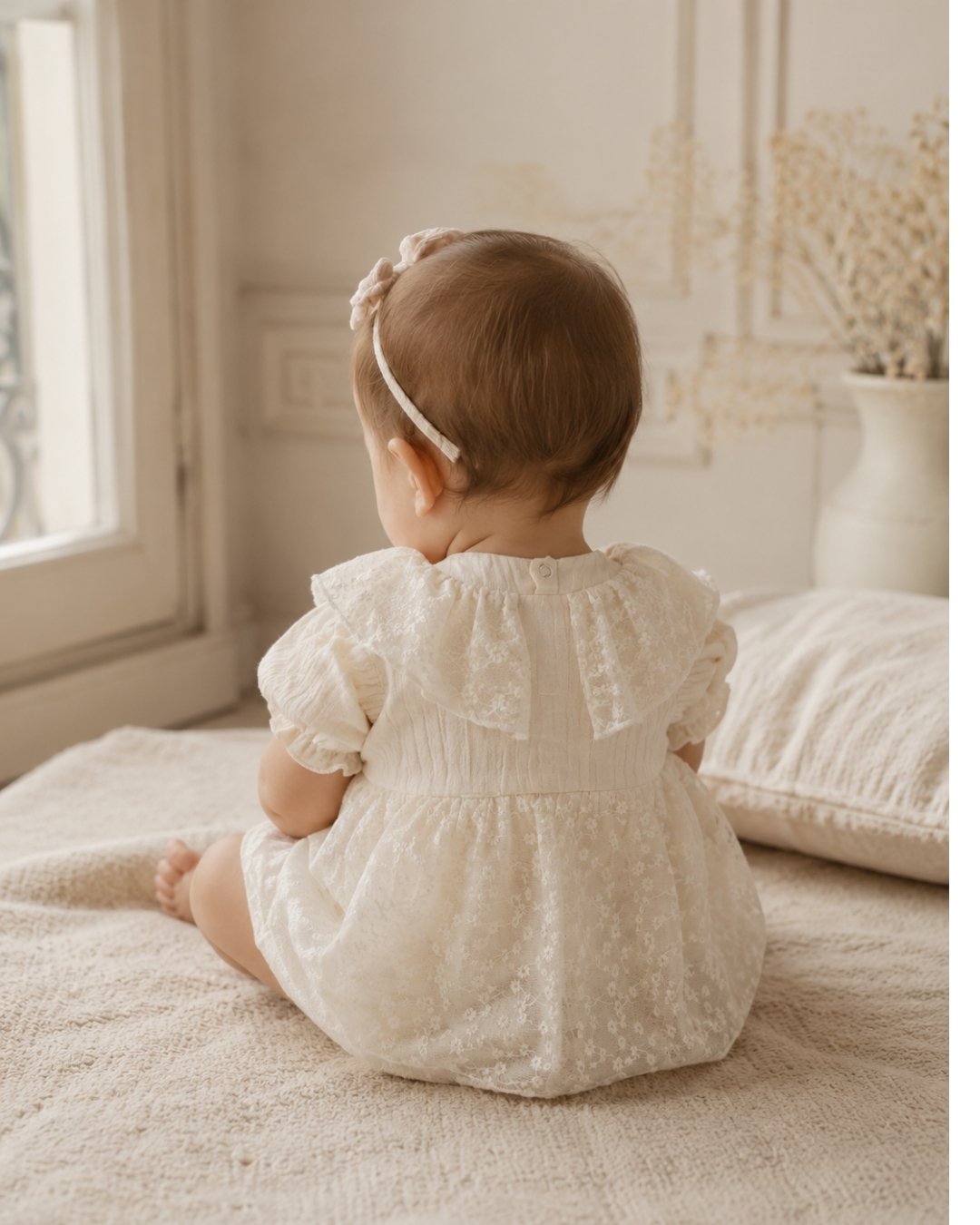 cadeau naissance robe cérémonie fille